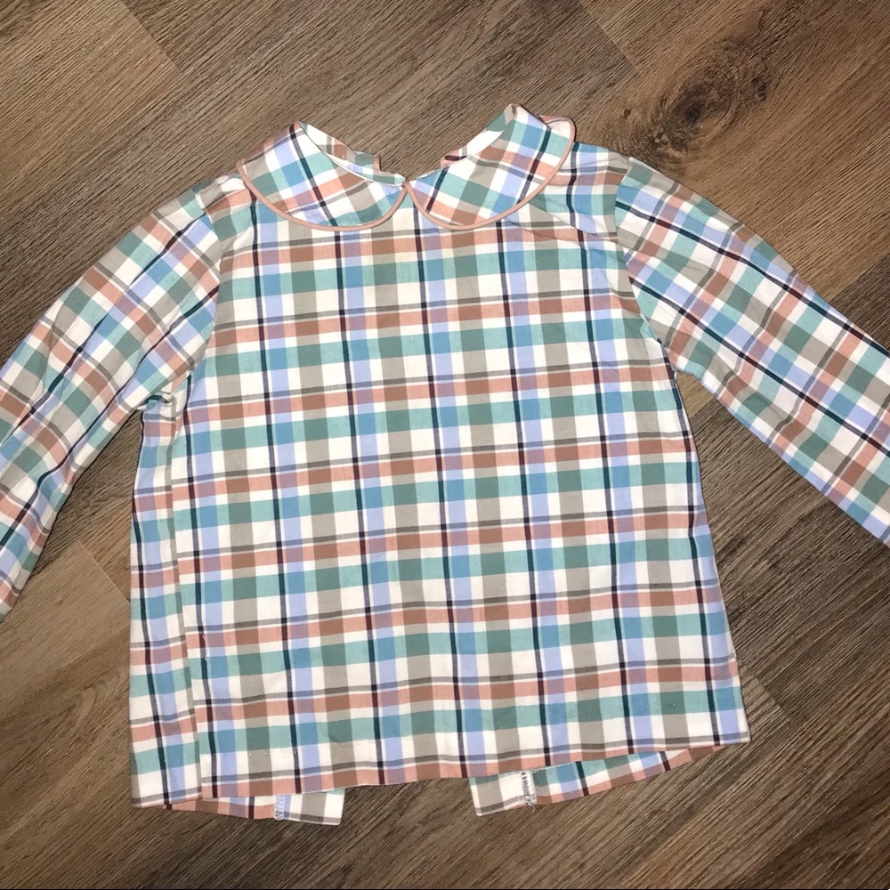 Adorable Bailey Boys Peter Pan collar long sleeve shirt